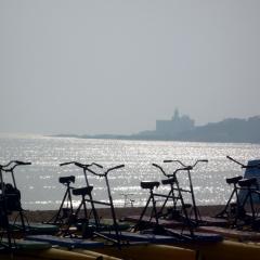 Pedalò sulle spiagge di Qingdao